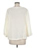 Eileen Fisher Ivory 3/4 Sleeve Blouse Size M - photo 2