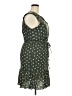 Ann Taylor LOFT 100% Rayon Stars Green Casual Dress Size XXL Petite - photo 4
