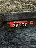 T Party Tie-dye Blue Pullover Sweater Size M - photo 7