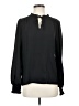 Ann Taylor LOFT 100% Polyester Black Long Sleeve Blouse Size S - photo 1