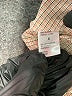 Theory Argyle Tan Formal Skirt Size 6 - photo 5