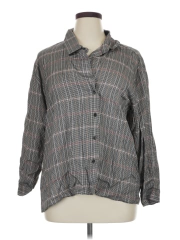 Zara Long Sleeve Button-Down Shirt (view 1)