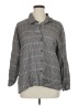Zara Plaid Gray Long Sleeve Button-Down Shirt Size XL - photo 1