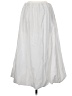 Zara 100% Polyester Solid White Casual Skirt Size M - photo 2