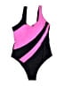 Unbranded Color Block Black One Piece Swimsuit Size M - photo 1