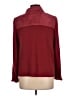 Coldwater Creek 100% Leather Burgundy Leather Jacket Size L - photo 2