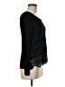 Monteau Black Long Sleeve Top Size M - photo 4