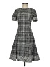 DKNY Plaid Gray Casual Dress Size 2 - photo 1