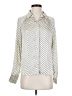 Evereve 100% Polyester Polka Dots Ivory Long Sleeve Blouse Size XS - photo 1