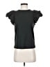 Express 100% Cotton Black Short Sleeve Top Size S - photo 1