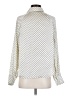 Evereve 100% Polyester Polka Dots Ivory Long Sleeve Blouse Size XS - photo 2