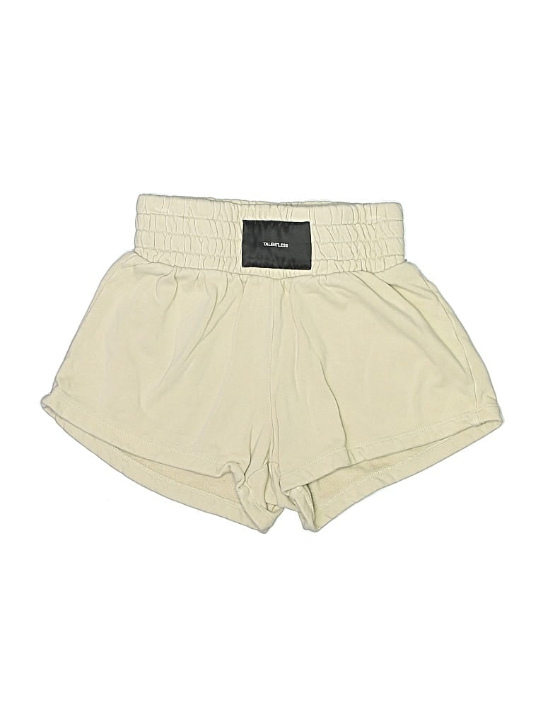 Pre-owned Talentless Khaki Shorts In Ivory