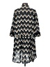 Assorted Brands Chevron-herringbone Black Casual Dress Size S - photo 2