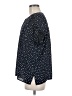 Ann Taylor 100% Polyester Stars Black Short Sleeve Blouse Size M - photo 5