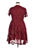 Torrid Burgundy Cocktail Dress Size 2X Plus (2) - photo 2