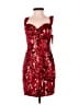 STACEES Red Cocktail Dress Size 0 - photo 1