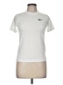 Nike 100% Polyester White Active T-Shirt Size M - photo 1