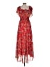 Rabbit Rabbit Rabbit Designs 100% Polyester Paisley Red Casual Dress Size 8 - photo 2