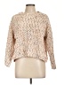 Grey Collective 100% Polyester Tweed Tan Pullover Sweater Size L - photo 1
