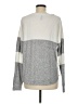 Alya Color Block Gray Pullover Sweater Size M - photo 2