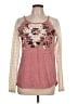 We the Free Burgundy Long Sleeve T-Shirt Size L - photo 1