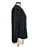 Rails 100% Rayon Plaid Black Long Sleeve Button-Down Shirt Size M - photo 4
