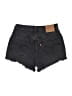 Levi's Black Denim Shorts Size 26 waist - photo 2