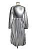 Orange Creek Stripes Gray Casual Dress Size M - photo 2