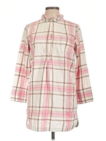 Boden 3/4 Sleeve Button-Down Shirt (view 1)