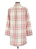 Boden 100% Cotton Plaid Pink 3/4 Sleeve Button-Down Shirt Size L (estimated) - photo 2
