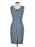 Boden Graphic Blue Cocktail Dress Size 4 (petite) - photo 2