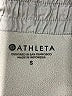 Athleta 100% Polyester Solid Silver Athletic Shorts Size S - photo 3