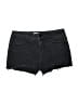 No Boundaries Hearts Black Denim Shorts Size 5 - photo 1