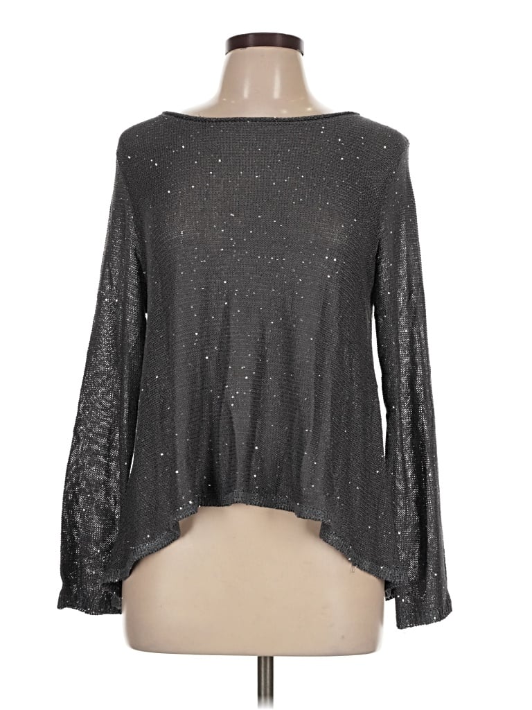 Pre-owned Sioni Pullover Sweater In Silver