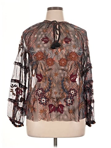 Johnny Was 3/4 Sleeve Blouse (view 1)