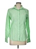 C. Wonder Green Long Sleeve Button-Down Shirt Size L - photo 1