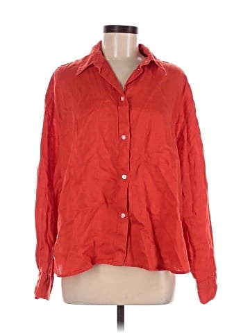 H&M 3/4 Sleeve Button-Down Shirt (view 1)