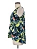 Halogen 100% Polyester Floral Tropical Blue Sleeveless Blouse Size M - photo 5