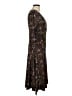 Chadwicks 100% Polyester Print Brown Casual Dress Size 8 - photo 4