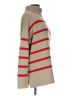 Old Navy 100% Cotton Stripes Tan Turtleneck Sweater Size L - photo 4