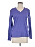Nike 100% Polyester Purple Long Sleeve T-Shirt Size M - photo 1