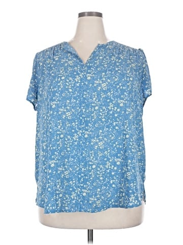 Monday Fun Short Sleeve Blouse (view 1)