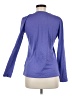 Nike 100% Polyester Purple Long Sleeve T-Shirt Size M - photo 2