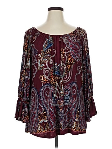 Cherish 3/4 Sleeve Blouse (view 1)