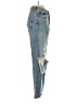 AGOLDE 100% Cotton Color Block Blue Jeans Size 24 waist - photo 4