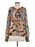 Sanctuary Paisley Gold Long Sleeve Blouse Size M - photo 1