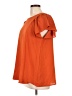 Shein 100% Polyester Orange Short Sleeve Top Size L - photo 5