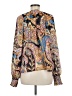 Sanctuary Paisley Gold Long Sleeve Blouse Size M - photo 2