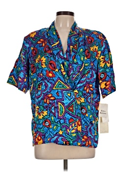 Doncaster Collection Short Sleeve Silk Top