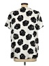 C&E Lifestyle Ivory Short Sleeve Blouse Size L - photo 2